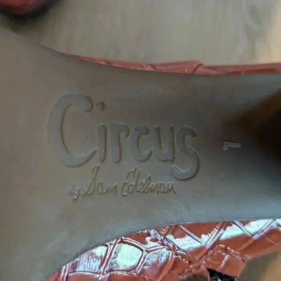 NWT Sam Edelman Circus Woman's Pascha Brown Heel Ankle Boots size 7 Block Heel - Picture 11 of 11